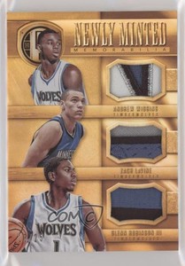 2014 Gold Standard /25 Andrew Wiggins Glenn Robinson III Zach LaVine Rookie RC