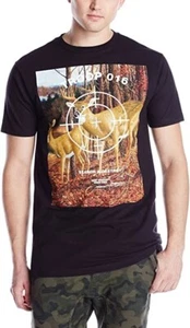 Neff Pew Pew Casual Crew Neck T-Shirt Black Size XXLARGE *New* - Picture 1 of 1