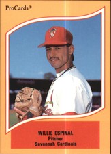1990 ProCards A and AA #76 Willie Espinal