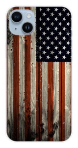 Coque en silicone imprimée compatible Apple iPhone 14 Plus USA Hood - Picture 1 of 3