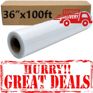 36"x100ft,Waterproof Instant-Dry Inkjet Screen Printing Transparency Film roll - Picture 1 of 11