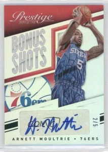 2014-15 Panini Prestige Bonus Shots Green Premium /5 Arnett Moultrie #11 Auto - Picture 1 of 3