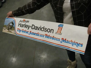 Original AMF Harley Davidson Poster The Great American Freedom Machines - Picture 1 of 4