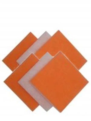 (24 pk) Orange/White Polyester Filter Pads 1" Poly MERV 8 Tackified CHOOSE SIZE - Image 1 of 2