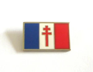 FRANKREICH FREIE FLAGGE (Email Abzeichen / Pins) - Bild 1 von 1