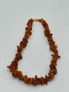Natural Amber Elegant genuine necklace beautiful beads - Picture 1 of 4