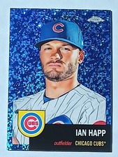 2022 Topps Chrome Platinum Anniversary Ian Happ Blue Mini Diamond Refractor/199