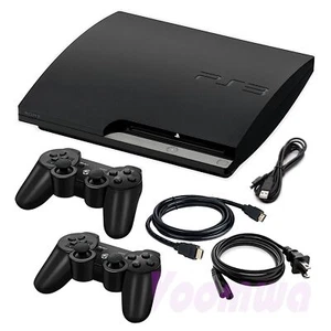 Sony PlayStation 3 Console PS3 Slim + 120GB 160GB 320GB 500GB + USA - Picture 1 of 6