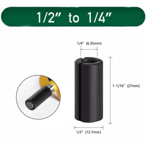 1PCS 1/2" to 1/4" Adapter Converter Router Bit Collet Reducer Sleeve Tools - Picture 1 of 7