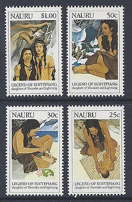 1990 Nauru Legend Of Eoiyepiang Set Of 4  Fine Mint Muh/mnh • 1.70$