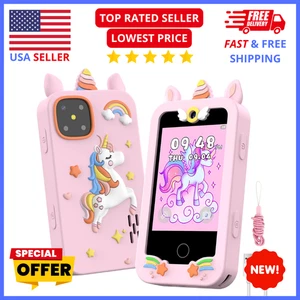 Teléfono inteligente para niños para niñas - Juguete de aprendizaje con cámara, juegos y reproductor de música - Imagen 1 de 9