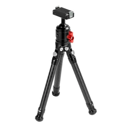 Cardán de caracol trípode de liberación rápida magnético de fibra de carbono para DJI Osmo 360 Foto 1 de 4