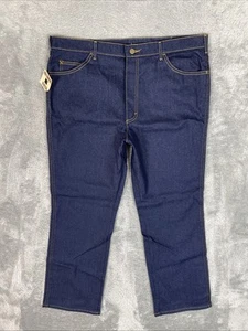 Pantalones de mezclilla Lee Riders para hombre 42x30* TAG azul oscuro corte regular corte bota vintage hechos en EE. UU. - Imagen 1 de 10