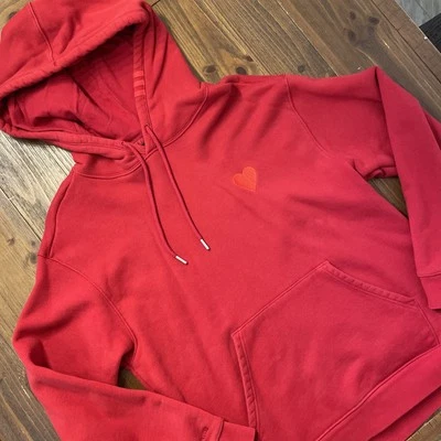 ADIDAS x IVY PARK Talla Med Unisex 3 Rayas Rojo Corazón Sudadera con Capucha Beyoncé Sudadera Foto 1 de 4
