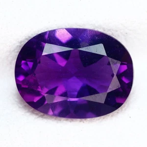 1.62 Ct IF Pleasant Oval 8.9 x 6.8 mm 100% Natural Purple Blue Bolivia Amethyst - Picture 1 of 5