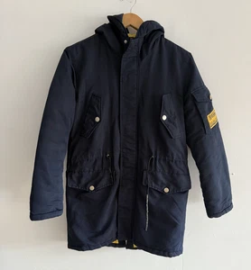 Diesel Wintermantel mit Kapuze Miltary Style blau/gelb UK M (A Small Medium) - Bild 1 von 10