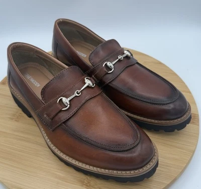 Mocasín Steve Madden Bolt Juvenil Marrón Cuero Coñac Foto 1 de 4