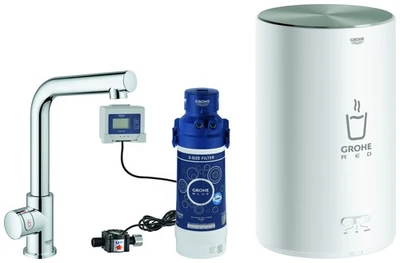 GROHE Red Mono Standventil und Boiler Größe M, L- Auslauf, 30339001, Farbe: - Bild 1 von 4