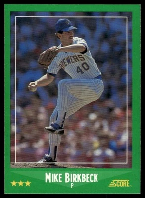 1988 Score #369 Mike Birkbeck - Image 1 of 2