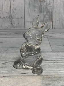 Princess House Pets 24% Lead Crystal Bunny Rabbit Figurine Germany - Picture 1 of 7