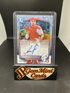 2025 Bowman Chrome Baseball Alirio Ferrebus 1st Bowman Mojo Auto /150 #CPA-AF JD - Bild 1 von 2