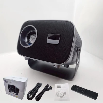 Mini HD LED Projector WiFi Bluetooth 1080P Portable Home Theater Android HDMI US - Image 1 of 4