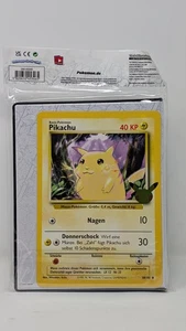 Pokemon XXL raccoglitore album 25 anni jumbo raccoglitore carte Pikachu / nuovo  - Foto 1 di 2