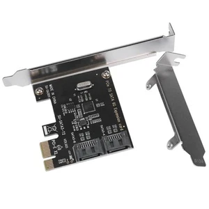 SATA3.0 2-Port Expansion Controller Card Expansion Adapt for Windows Vista - Photo 1/13