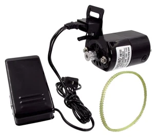 Sewing Machine Motor Kit with Foot Pedal & Belt - 110 Volt, 100 Watt for Impo... - Picture 1 of 7