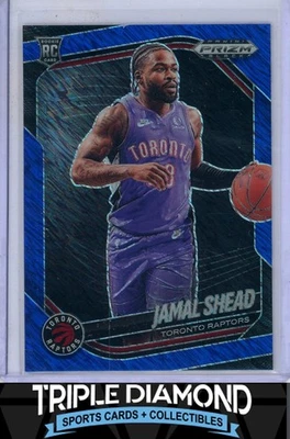 2024-25 Panini Prizm Black Jamal Shead Rookie RC Blue Shimmer #17/35 P365 - Image 1 of 2