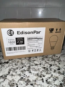 EdisonPar A19 8-Pack LED Light Bulbs E26 100W Equal to 1600Lumens 5000K Daylight - Picture 1 of 3