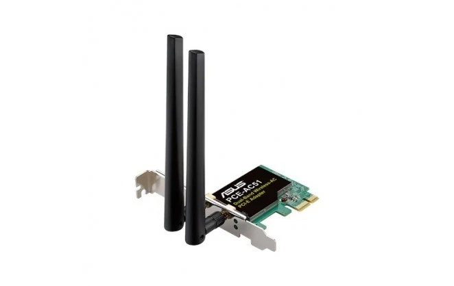 B-Ware WLAN-Adapter ASUS PCE-AC51, 2.4GHz/5GHz WLAN, PCIe 1.0 x1 - Bild 1 von 1