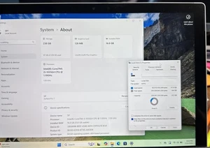 Microsoft Surface Pro 7 1866 Core i5-1035G4 1.10GHz 16GB 256GB Win 11 Pro - Afbeelding 1 van 3