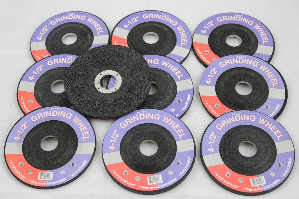 20 PACK 4-1/2" GRINDING WHEELS FIT DEWALT 4.5" ANGLE GRINDERS AND MORE - Image 1 of 1