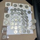 Lot of 43 1958-1966 Italy 500 Lira Silver Coins.&1 5 Frances Silver