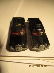 RE-WIKING - 2xMB 220 S TAXI - 1 TAXISCHILD GRUN - 1 TAX. GELB - Foto 1 di 6