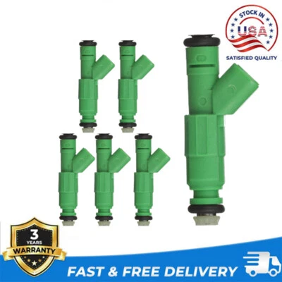 Juego de 6 inyectores de combustible RL861454AA para Dodge 2002-2007 Grand Caravan 3,3 L V6 EE. UU. Foto 1 de 4