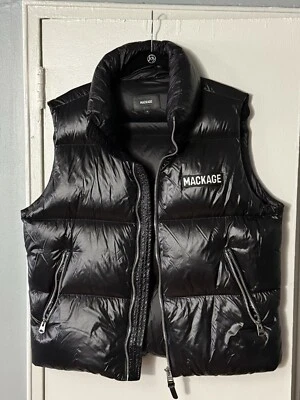 Mackage  Men’s Kane Down Vest. Size  XL(42) Black  - Image 1 of 4