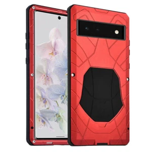 iMatch Metal Bumper Hybrid Silicone Outdoor Case Cover fr Google Pixel 6/8/7 Pro - Picture 1 of 17