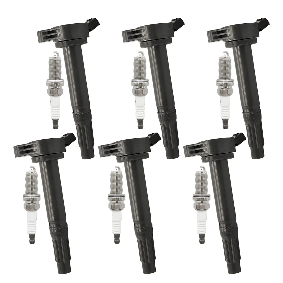 6pcs Ignition Coil & Spark Plug Pack fits For 2005-2018 Toyota Avalon 3.5L UF487 - Image 1 of 4