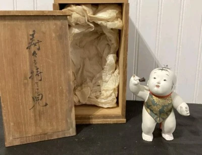Muñeca japonesa vintage Gosho-Ningio Kimekomi con caja USADA 1956 JP Foto 1 de 4