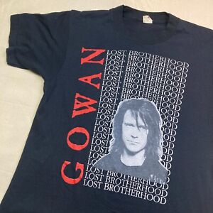 Vintage 1990 Gowan Lost Brotherhood Canadian Tour T-shirt Band Concert Styx Tee