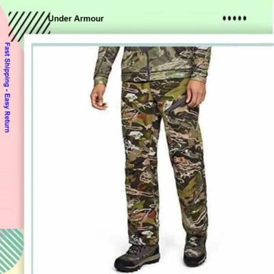 MSRP $160 Under Armour Grit Pant, Ua Forest Camo (940)/Black[44] - Image 1 of 4