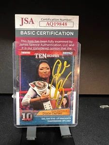 Tarjeta de impacto Tri-Star autografiada por Gail Kim certificada por la JSA - Imagen 1 de 1