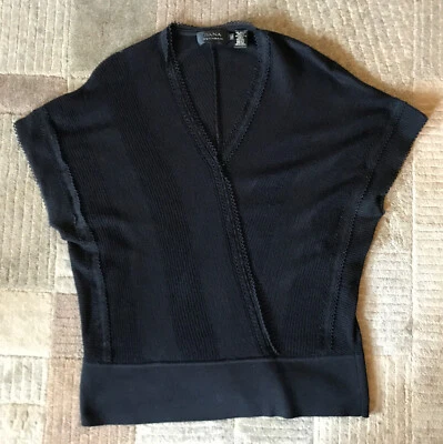 Suéter feminino Dana Buchman preto GG - Imagem 1 de 4