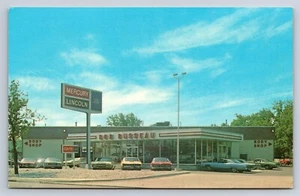 Postkarte MI Farmington Bob Dusseau Ford Mercury Lincoln Autohaus 1972 AV15 - Bild 1 von 3