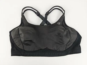Champion Sports Bra Women’s 38C Black Dark Gray High Support - Picture 1 of 5