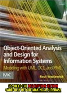 Object-Oriented Analysis And Design For Information Systems BY Wazlawick - Picture 1 of 1