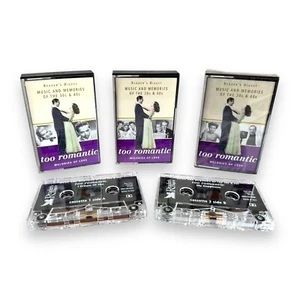 TOO ROMANTIC MELODIES OF LOVE 3 SET Tape CASSETTE PACK READERS DIGEST ISSUE - Picture 1 of 12