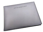 Porsche Owners Manual Service Book Black Leather Wallet Sleeve